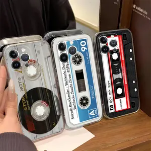Magnetic Radio Tape Cassette Phone Case ,For iPhone 17 16 15 14 13 12 11 - The Fashionable Design Phone Case Best Christmas Gift For Fans!