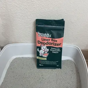 #1 Cat Litter Box Deodorizer – Smell Control Additive for Kitty Litter, Extends Litter Life, Works with Automatic Litter Box, Fresh Clean Aroma, Kitten Safe & Non-Toxic Kitty Litter Freshener, Prevents Amonia Smell, Multi-Purpose Use for Homes