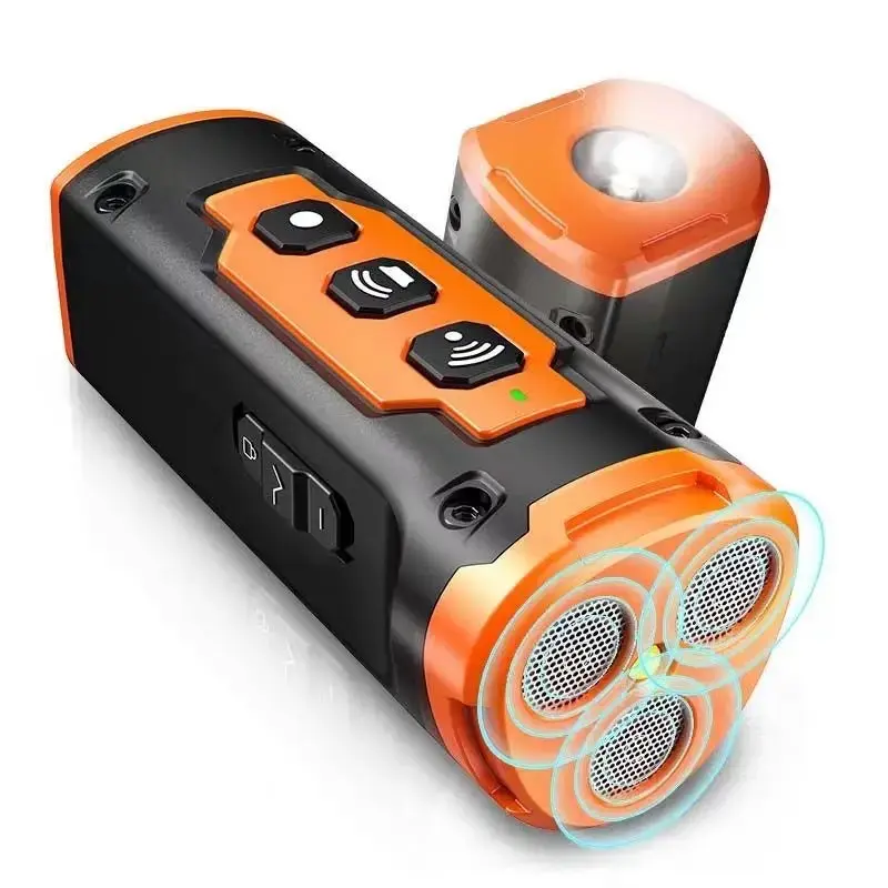 Ultimate 2023 Ultrasonic Dog Repeller & Trainer - Rechargeable Bark Deterrent with LED Flashlight