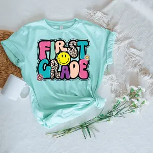 Hello First Grade Shirt_ Back to School Shirt_ Hello First Grade Rainbow Shirt_ First Grade Shirt_ First Grade Teacher Shirt_1st Grade Shirt