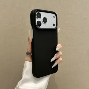 Stylish and simple half-cover mobile phone protective case, suitable for Apple 17/17Air/17Pro/17ProMax, Shockproof Phone Cover