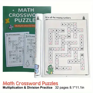 Math Addition Subtraction Game Book, 32 Pages A4 Size, Daily Practice Math Problems, Fun Chess Board Design, Ideal for Kids Learning