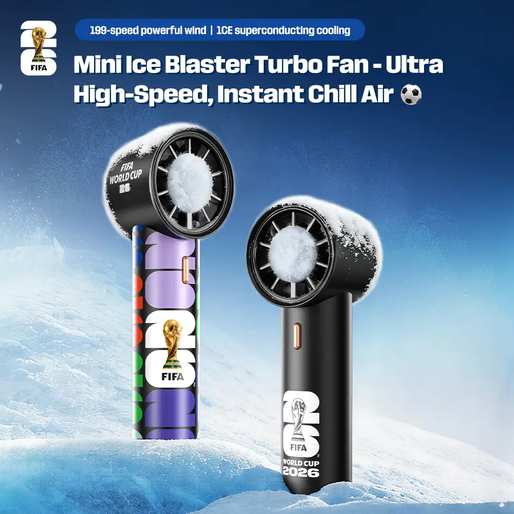 2026 FIFA World Cup Mini Handheld Fan, Adjustable Speed, Portable