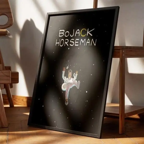 BoJack Horseman Poster, Tv Series Poster, Minimalist Art, Vintage Poster, Wall Decor Idea, Movie Art, Gift for Her, Gift for Him, Fun Poster