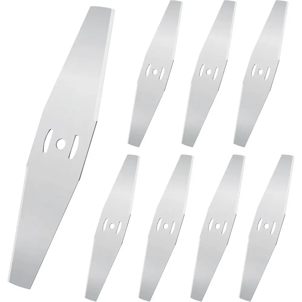 8pcs Metal Lawn Mower Saw Blade Head Replacements - Rotary Brush, Weed Eater Razor Trimmer Head for Garden Tools Metal Blades Weed Control
