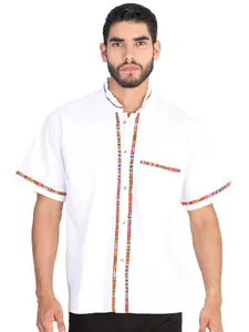 Mexican Artisanal Guayabera100% Cotton White 601822