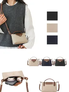 Mini Nylon Phone Bag, Handheld Dumpling Shape Purse, New 2026 Single Shoulder Crossbody Small Bag, Simple Style for Women Daily Commute, Commuter Crossbody Bag