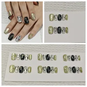 Handmade Dragon Fruit Nail Art Kit, 30pcs Design, European Style, Removable Nails, Perfect for DIY Manicure