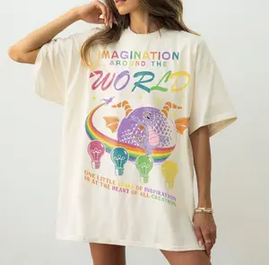 Retro Imagination Around The World #Epcottt Shirt, Figment Little Spark Of Innovation Tee, World Trip Matching Shirt, Spaceship Earth Outfit Gift Idea