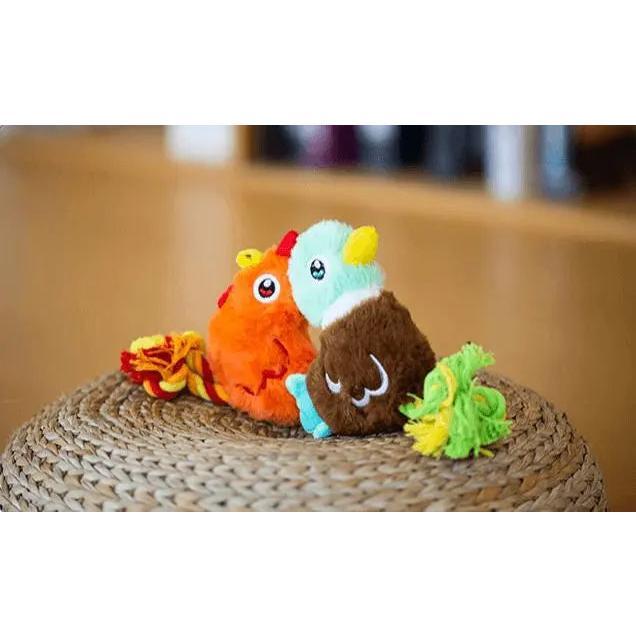 Cotton Rope Chicken and Duck Toys - Durable Plush Toy for Pet Playtime