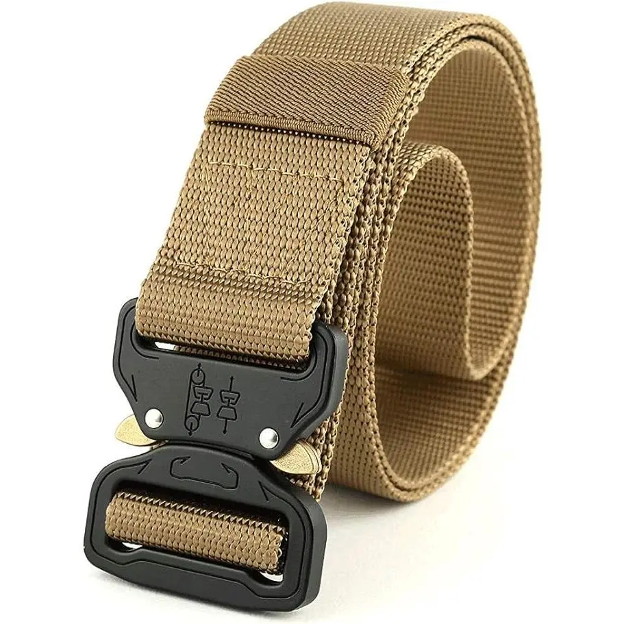 Hatfield Technical Style Webbing Heavy-Duty Quick-Release Metal Buckle Belt