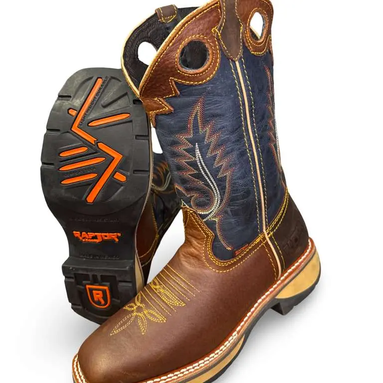 Texas Blue Raptor 210 Square Toe Boot Footwear