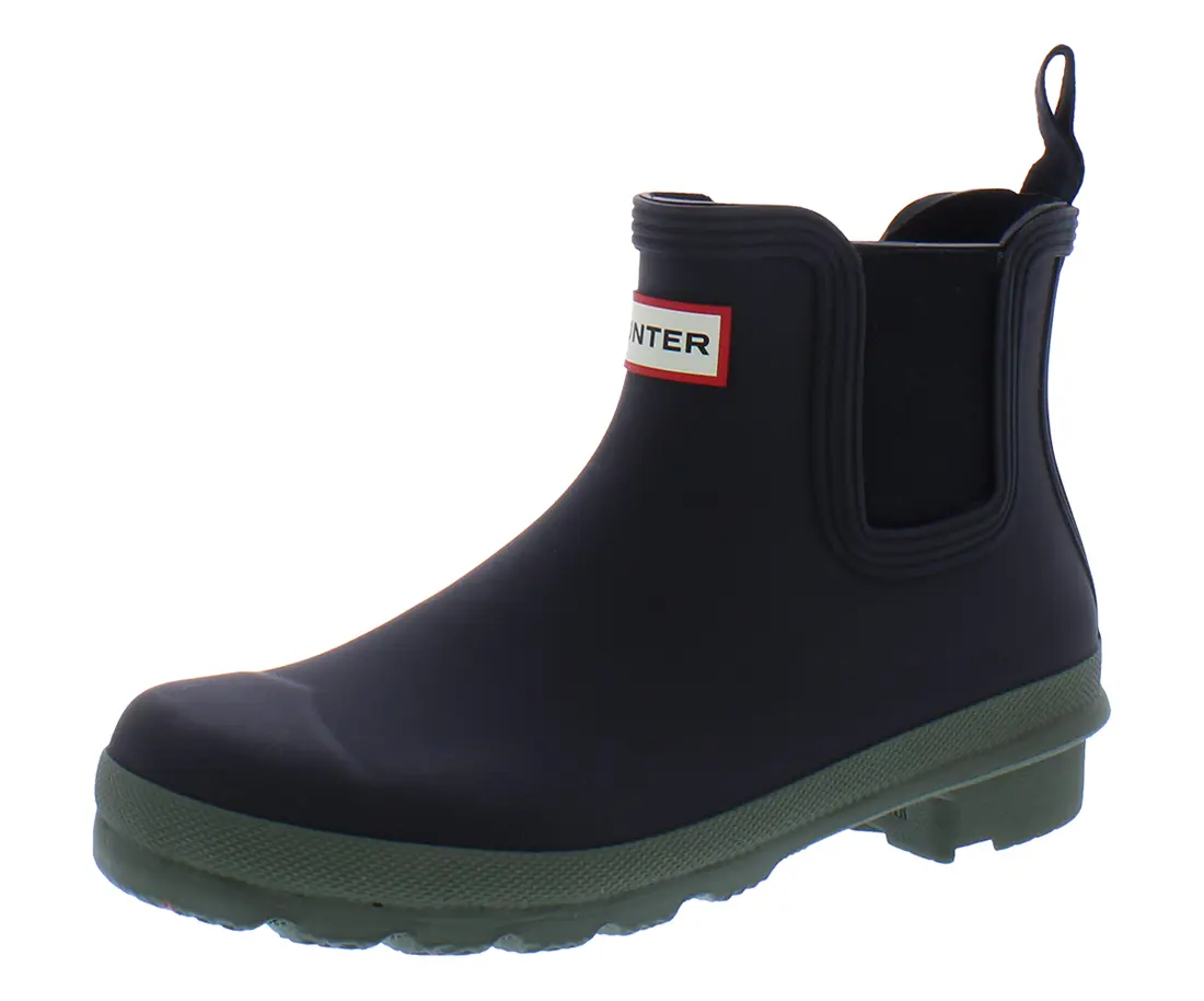 HUNTER Women's Original Chelsea Ankle Boot, Waterproof Rubber Pull-on Footwear for Rain and All-Weather Wear