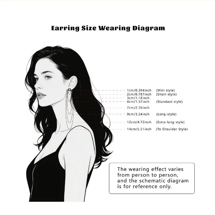 GGIRL Trendy, Versatile, And Unique Designs Suitable For Multiple Piercings—Stackable Earrings For Cartilage, Earlobes, And Helix Piercings. This Three-Size Earring Set Makes The Perfect Gift For Earring Enthusiasts And Fans Of Layered Styling