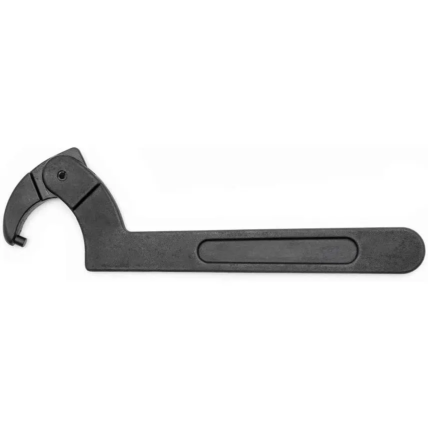 Adjustable Pin Spanner Wrench - Black Oxide Finish, 1/4" Size Pin, 2"-4-3/4" Range, Durable Alloy Steel, Corrosion Resistant Tool That Resists Corrosion, Model 81864