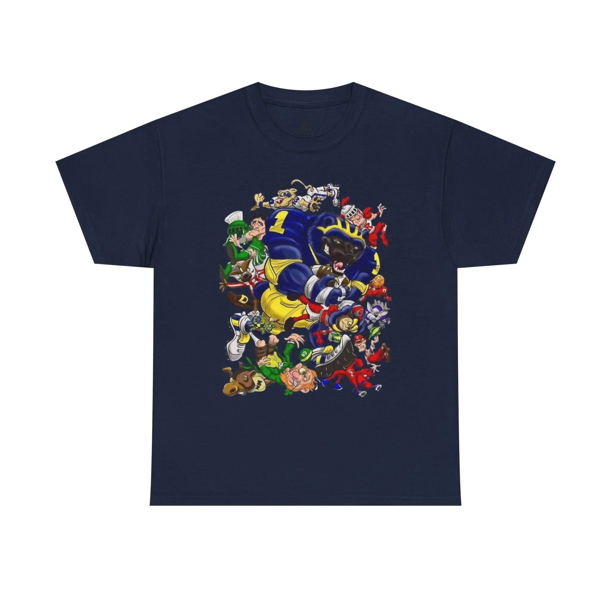 Wolverines Unisex Heavy Cotton Tee Casual Fabric