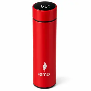 ISMO Smart Temperature Flask – (Red) LED Display Thermal Bottle  Drinkware Stainless Steel Stylish Aesthetic Insulation