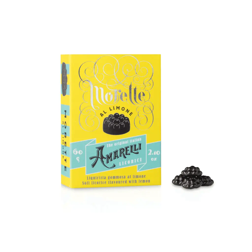 Amarelli Soft Lemon Licorice Box 2.10oz