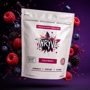 Wild Berry Energy & Focus Drink Mix - 25 servings