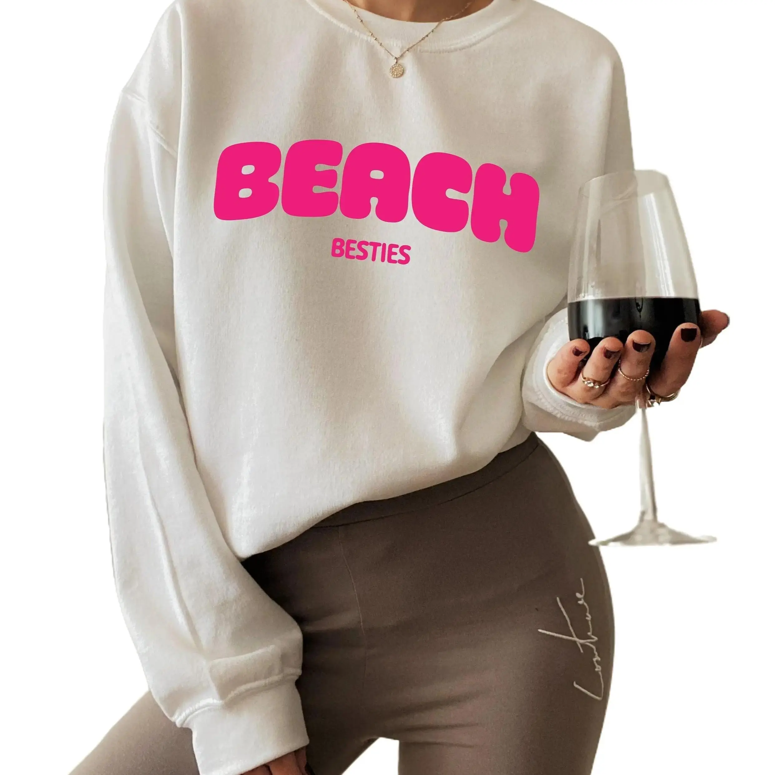 Beach Besties Sweatshirt, Beach Shirts For Women, Summer Clothing For Teens, Girls Beach Tshirt, Best Friend Gift, BFF Gifts For Girls,G8637