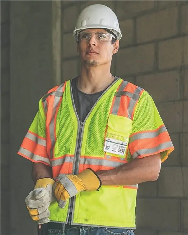 Custom Embroidered - Kishigo - Unisex Premium Brilliant Series® Ultimate Reflective Class 3 Vest - 1573-1574