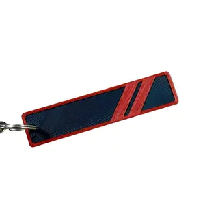 Stylish Dodge Inspired Keychains for Car Enthusiasts - Personalized 3D Printed Design