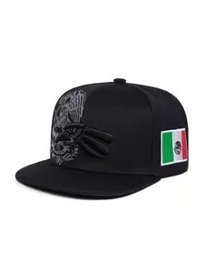 Unisex Eagle Hip Hop Baseball Cap, Adjustable Sun Protection Hat, Outdoor Travel Beach Vacation, Casual Fitted Design, All Seasons, Snapback Cap