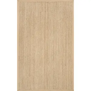 Elijah Seagrass with Border Area Rug