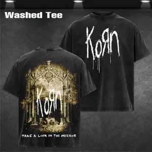 Vintage Korn Take A Look In The Mirror Faded T-shirt . Korn Rock Band T-Shirt , Music Graphic Tee, Rock Band Shirt, Retro Music Tee, Rock Music Lover Shirt, Vintage Band Shirts Casual Comfort Cotton Fabric Fit Top, Top Men's and Women's Clothing