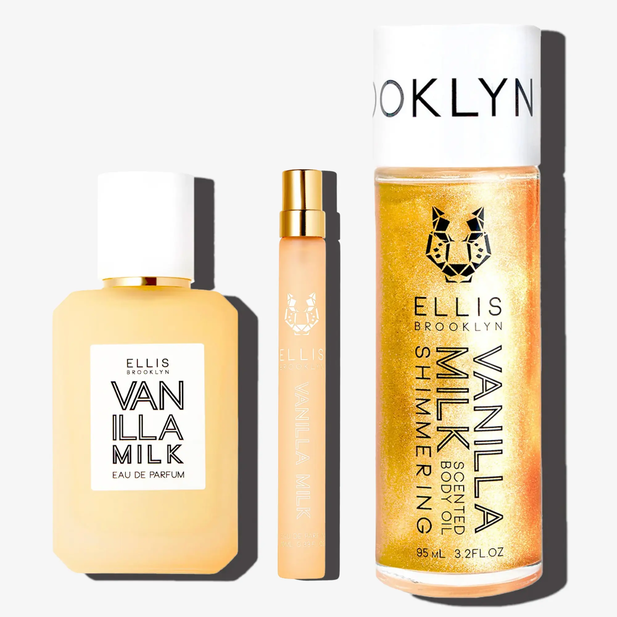 ELLIS BROOKLYN VANILLA MILK Fragrance and Body Oil Trio Bundle, $218 Value