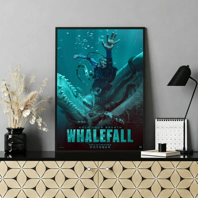 Whalefall (2026) Movie Poster, Home Decor Wall Art Print for Living Room Decoration