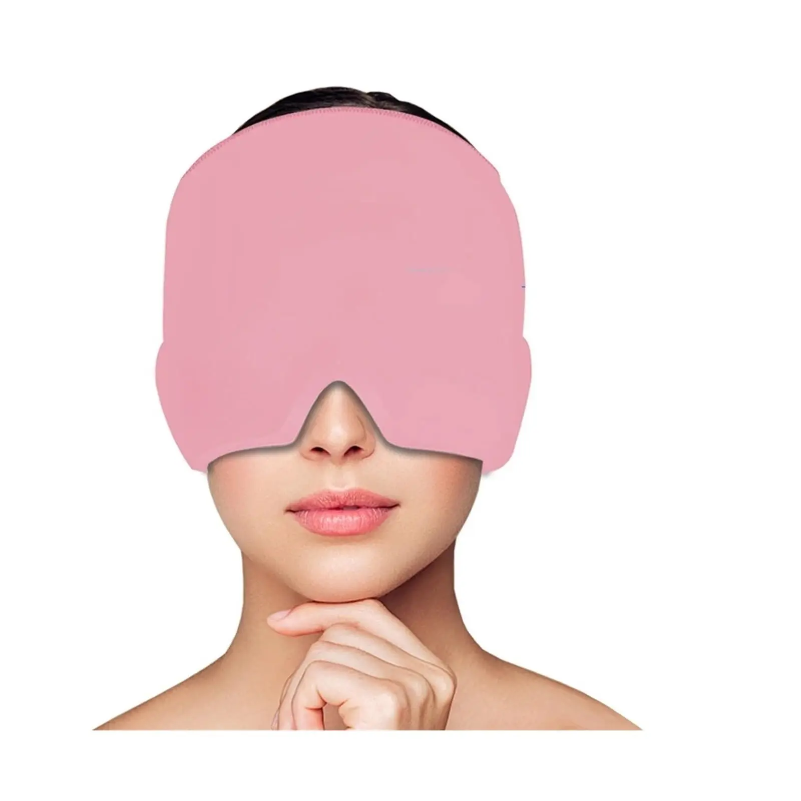 Migraine Relief Cap, Gel Ice Head Wrap, Hot Cold Therapy Ice Pack Mask, Relieve Headache, Puffy Eyes, Tension & Stress Relief, Unisex Adult Design, Perfect Mother's Day Relaxation Gift  Summervibes