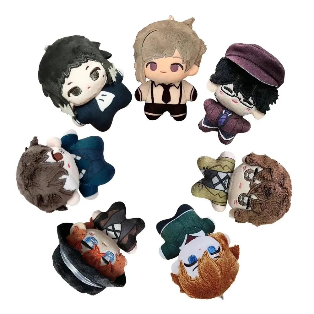 BSD Anime plush dolls Dazai Osamu Plush Doll Nakahara Chuuya toy Akutagawa Ryunosuke Doll Collection Ornament Birthday gift 12cm
