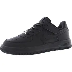 Little Kid's Nike Air Force 1 Low EasyOn Black/Black (FN0237 001)