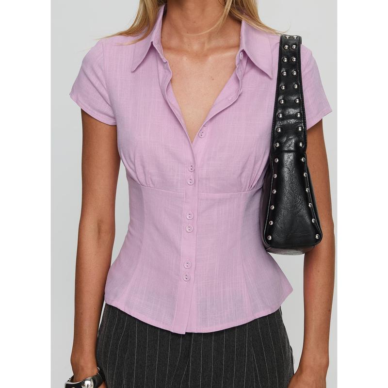 Cottesloe Blouse Top Pink