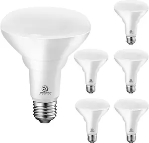 Energetic LED Recessed Light Bulbs BR30, 65W Equivalent, Dimmable, Cool White 4000K, Indoor Flood Lights for Recessed Cans, 6 Pack
