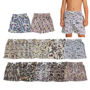 Hunting Camo Kids Shorts - Versatile Camouflage Patterns for Active Play & Outdoor Adventures Camo Print Pants