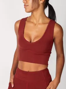 PlantTec™ Organic Reversible Crop Tank | Redwood