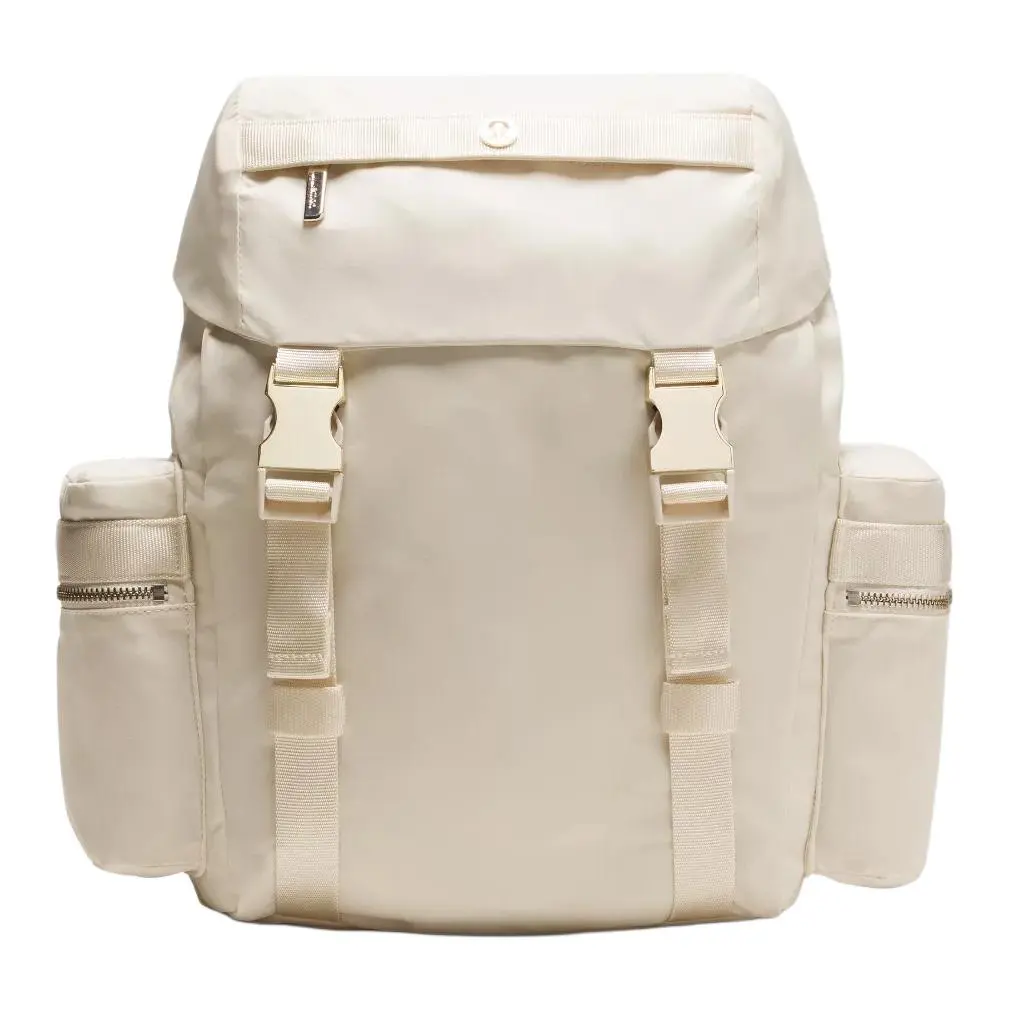 Lululemon Wunderlust 14L Nylon Backpack with Drawstring Opening and Multiple Pockets for Men and Women in Light Ivory Water Resistant Daypack - TikTok Shop Lululemon Wunderlust 14L Nylon Backpack with Drawstring Opening and Multiple Pockets for Men and Women in Light Ivory Water Resistant Daypack - TikTok Shop
