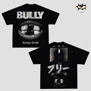 YE - Bully Album Merch 2026 V3 Premium T-Shirt Sweatshirt Hoodie For Ye Fans Double Sides, Ye Stans Hip-Hop Shirt, Gift For Ye Fan Graphic Tee, Bully Album Fan Merch Washed Shirt