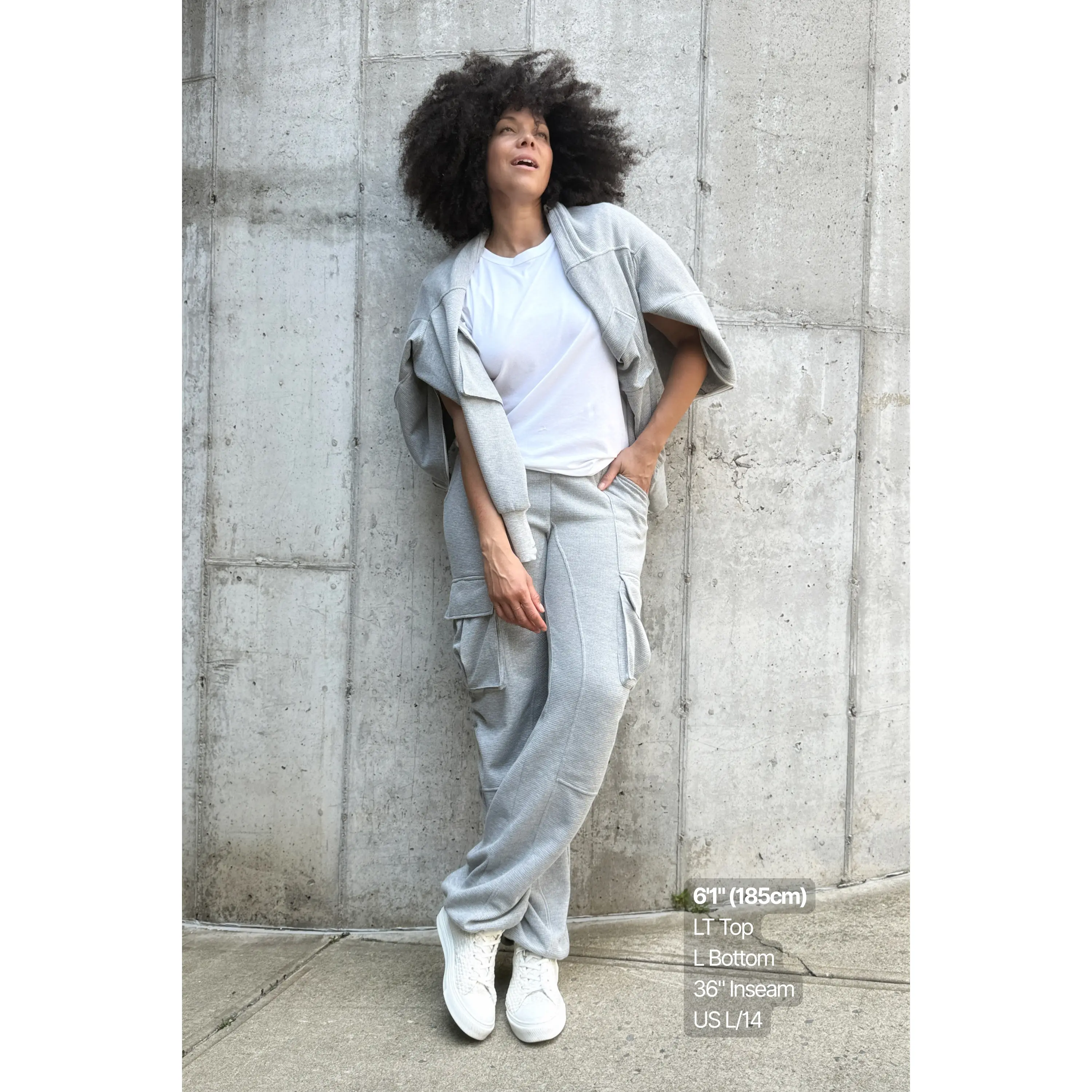 WAFFLE CARGO PANT