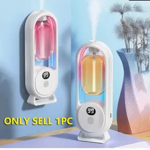 Aromatherapy Diffuser Humidifier Automatic Spray Machine, Home & Hotel Use, Bedroom Bathroom Essential Oil Sprayer, Includes 1 Bottle