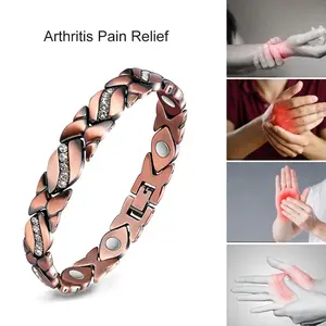 Women's copper bracelet, women's magnetic bracelet, energy boosting, hypoallergenic adjustable bracelet, strong magnetic bracelet, Valentine's Day crystal jewelry gift, Mother's Day Christmas gift