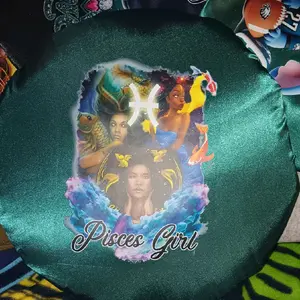 Pisces Zodiac Sleeping Cap Hair Bonnet