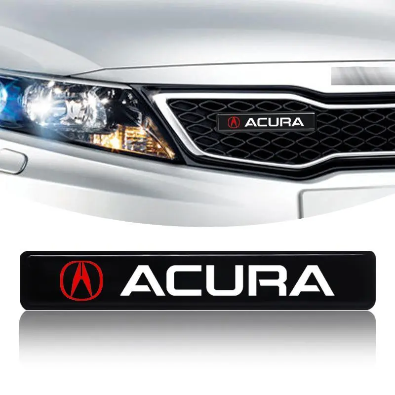 1PCS Car Front Grille Sticker Badge Head Grill Emblem LED Light For Acura Integra TL TLX ILX RL NSX ZDX MDX RDX TSX RSX RLX