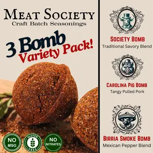 Variety Pack - Birria Smoke, Society, and Carolina Pig Bomb
