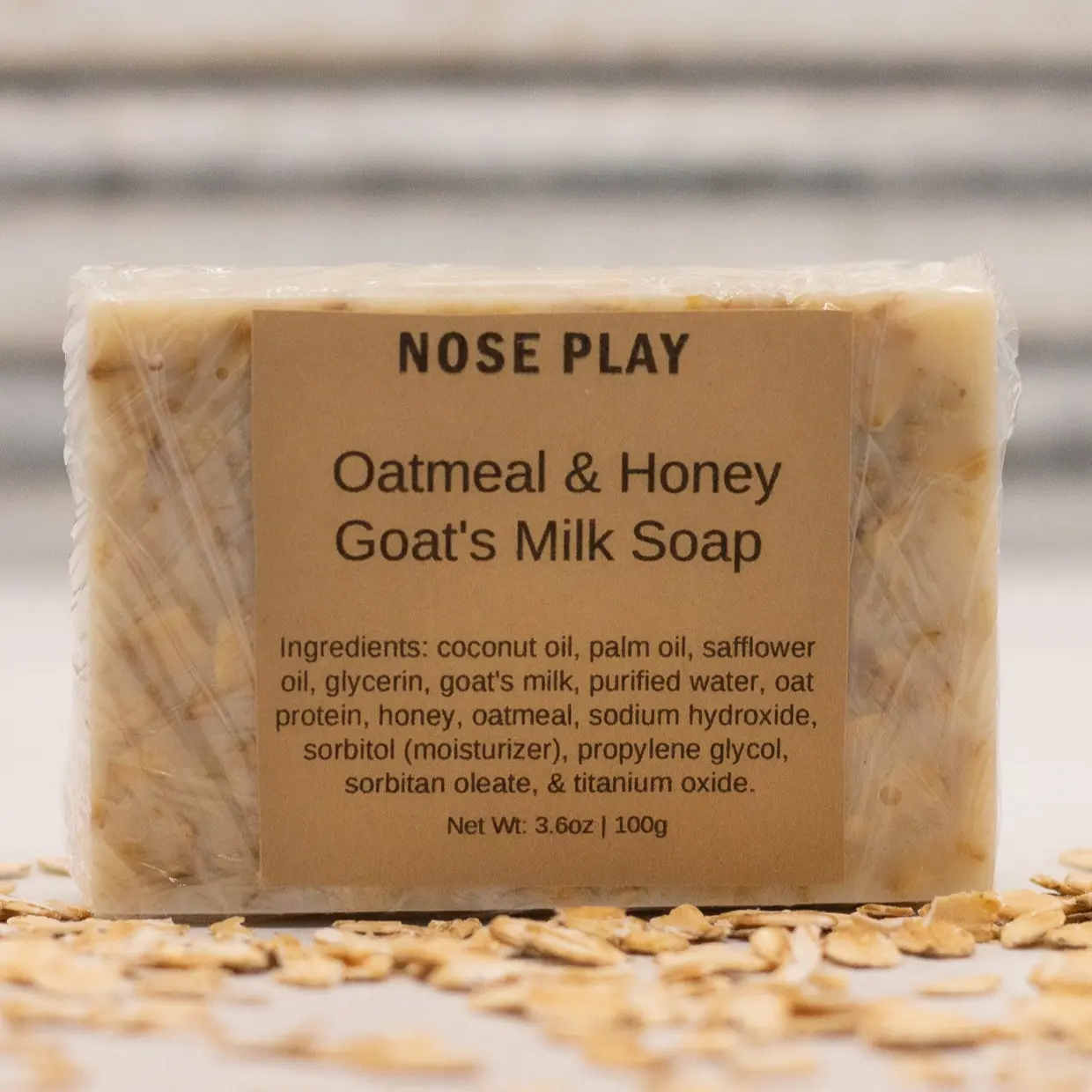 Oatmeal & Honey Unscented Goat's Milk Bar Soap Oatmeal & Honey Unscented Goat's Milk Bar Soap