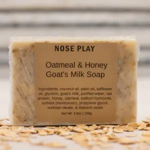 Oatmeal & Honey Unscented Goat's Milk Bar Soap Oatmeal & Honey Unscented Goat's Milk Bar Soap