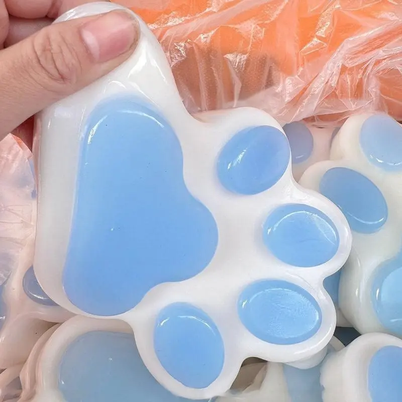 Cat Paw Squishys Fidget Toy Cute Cat Paws Toys Slow Rebound Decompressions Toy Reduce Stress Kids Toys Gifts surprise gift