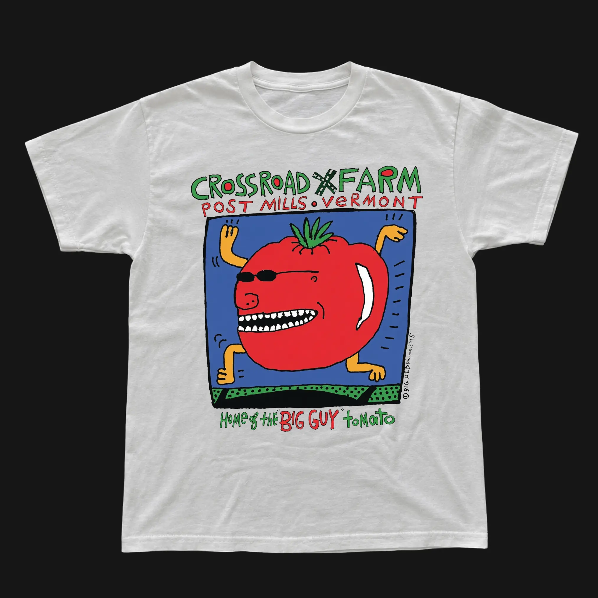 Women's Funny Tomato Graphic T-Shirt, Retro Cartoon Print 100% Cotton Short Sleeve Tee with a Comfortable Everyday Fit